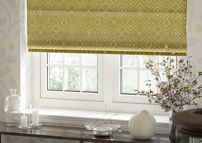 Newquay, Mustard - Roman Blind - Image 5